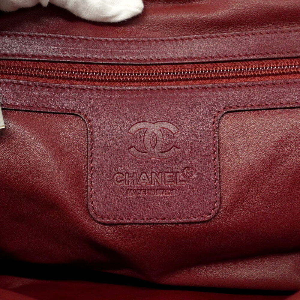 Chanel White Leather Backpack - image 5